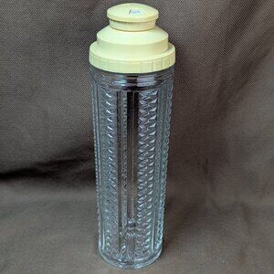 Vintage Medco 550 NYC Dial-A-Drink Skyscraper Cocktail Shaker Beige Strainer 30s